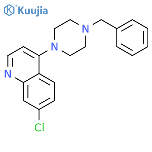 4-(4-benzylpiperazin-1-yl)-7-chloroquinoline structure