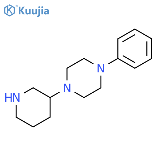1-phenyl-4-(piperidin-3-yl)piperazine structure