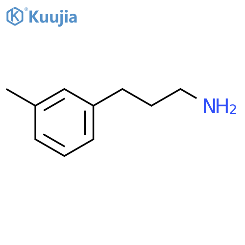 3-(3-methylphenyl)propan-1-amine structure