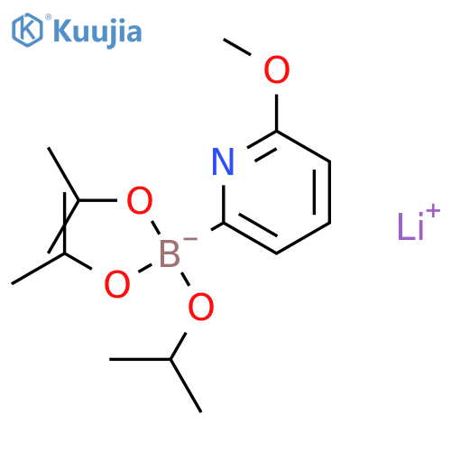 Lithium triisopropyl 2-(6-methoxypyridyl)borate structure