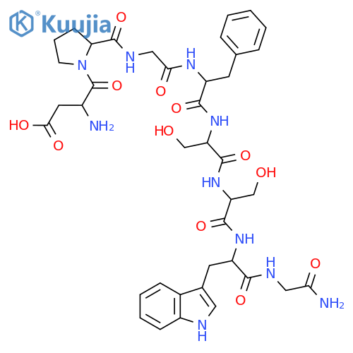 ASP-PRO-GLY-PHE-SER-SER-TRP-GLY-NH2 structure