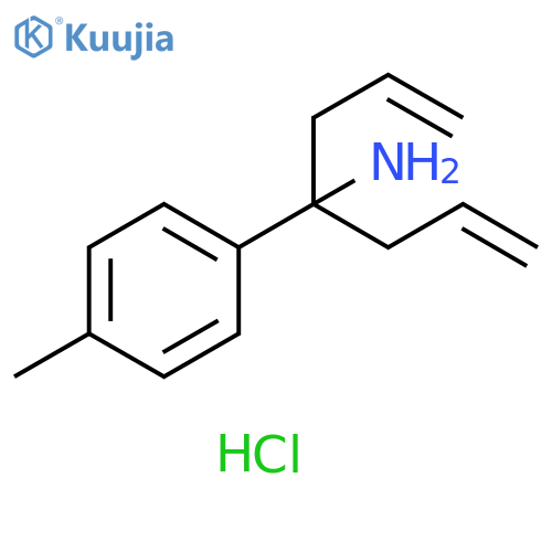 4-(4-Methylphenyl)hepta-1,6-dien-4-aminium Hydrochloride structure