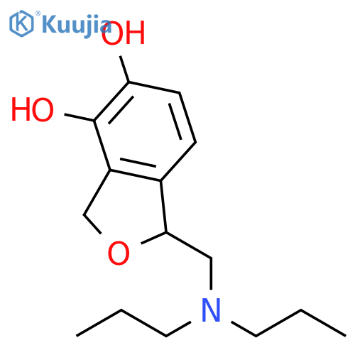 4,5-Isobenzofurandiol, 1-[(dipropylamino)methyl]-1,3-dihydro- structure