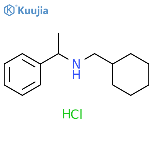 N-(Cyclohexylmethyl)-1-phenyl-1-ethanamine hydrochloride structure