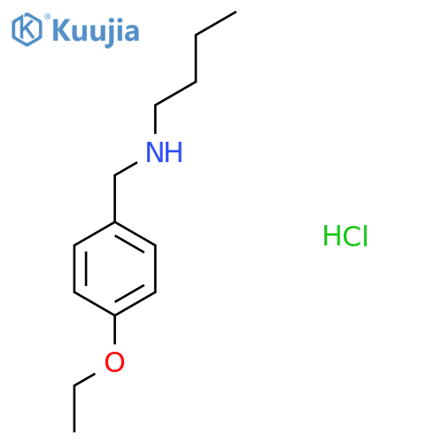 Butyl[(4-ethoxyphenyl)methyl]amine hydrochloride structure