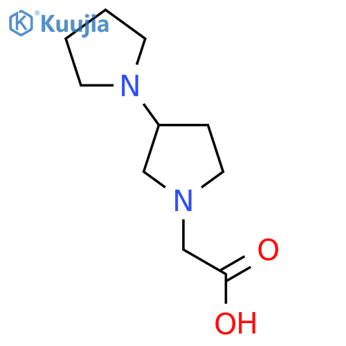 2-{[1,3'-bipyrrolidin]-1'-yl}acetic acid structure