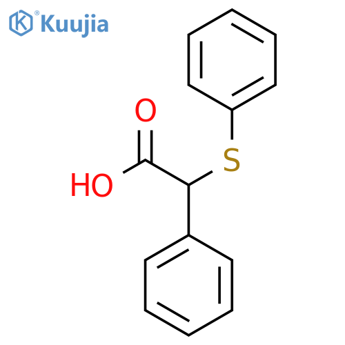 α-(Phenylthio)phenylacetic Acid structure