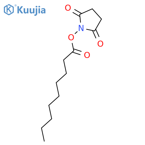 2,5-Dioxo-1-pyrrolidinyl Ester Nonanoic Acid structure