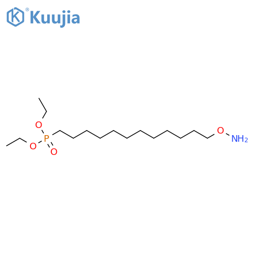 Diethyl-12-(o-hydroxylamine)dodecylphosphonate structure