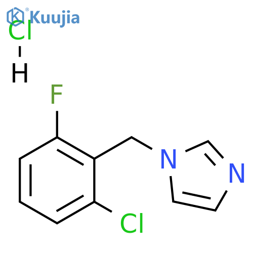 1-[(2-chloro-6-fluorophenyl)methyl]-1H-imidazole hydrochloride structure