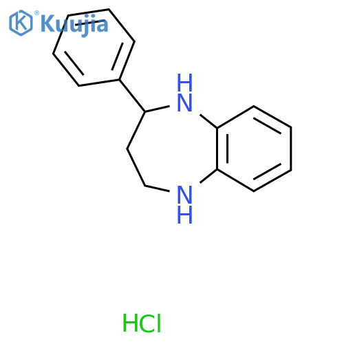 2-Phenyl-2,3,4,5-tetrahydro-1H-benzo[B][1,4]diazepine hydrochloride structure