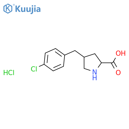 (R)-gamma-(4-Chlorobenzyl)-L-proline·HCl structure
