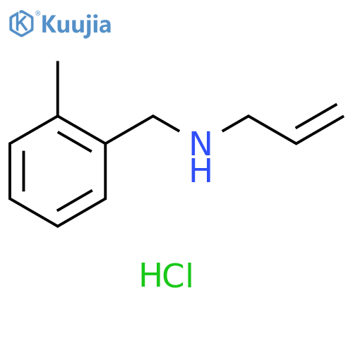 N-(2-methylbenzyl)-2-propen-1-amine hydrochloride structure