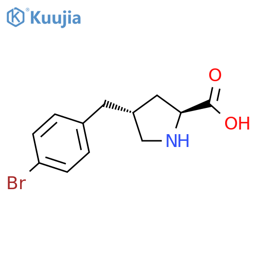 4-[(4-bromophenyl)methyl]-L-Proline structure