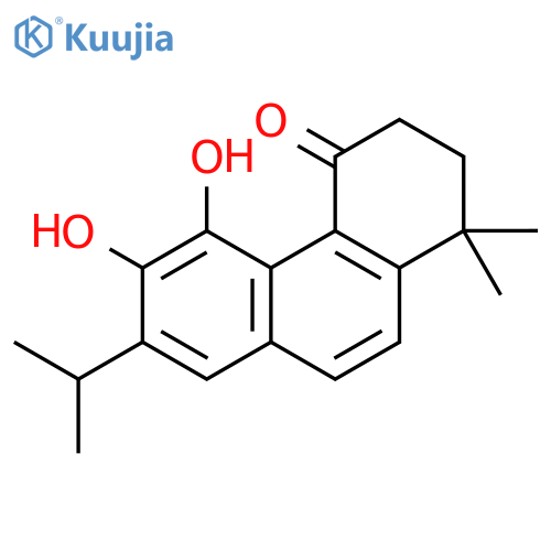 4(1H)-Phenanthrenone,2,3-dihydro-5,6-dihydroxy-1,1-dimethyl-7-(1-methylethyl)- structure