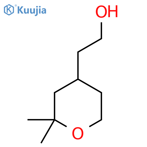 2-(2,2-Dimethyltetrahydro-2H-pyran-4-yl)ethanol structure
