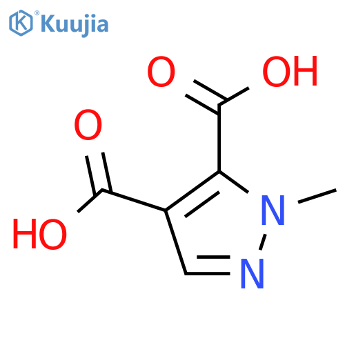 1-Methyl-1H-pyrazole-4,5-dicarboxylic acid structure