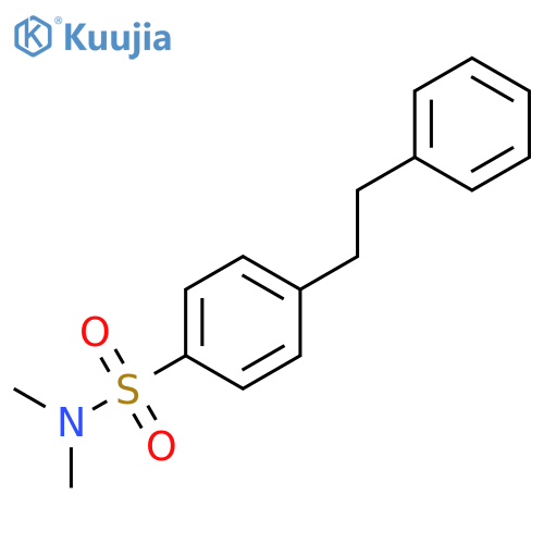 Benzenesulfonamide,N,N-dimethyl-4-(2-phenylethyl)- structure