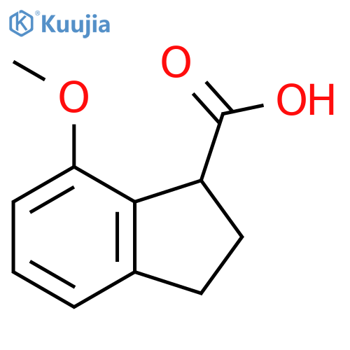 7-Methoxy-2,3-dihydro-1H-indene-1-carboxylic Acid structure