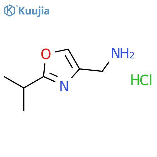 4-(Aminomethyl)-2-isopropyloxazole hydrochloride structure