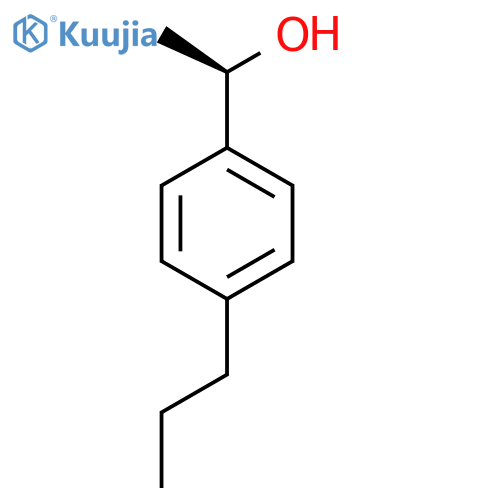 (1R)-1-(4-propylphenyl)ethan-1-ol structure