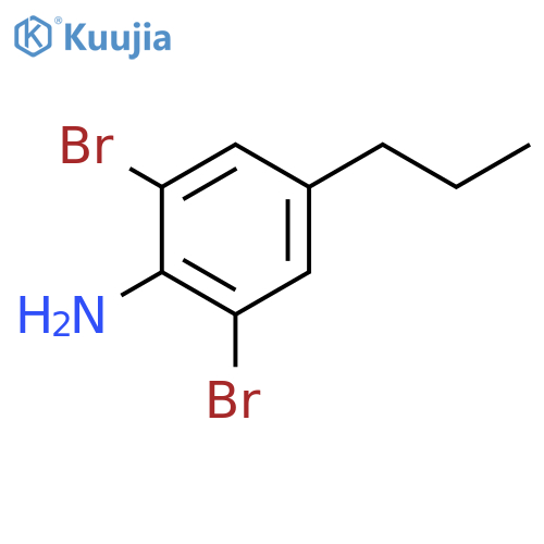 2,6-Dibromo-4-n-propylaniline structure
