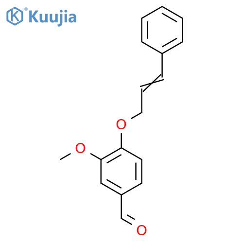 4-(Cinnamyloxy)-3-methoxybenzaldehyde structure