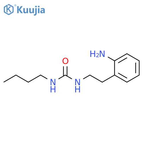 Urea, N-[2-(2-aminophenyl)ethyl]-N'-butyl- structure