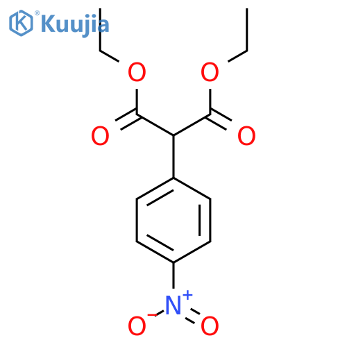 Diethyl 4-nitrophenyl malonate structure