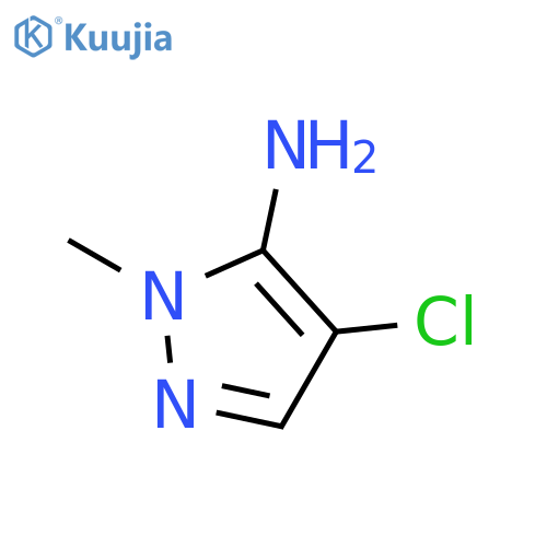 4-Chloro-1-methyl-1H-pyrazol-5-amine structure