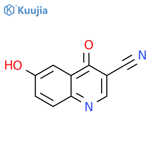 3-Quinolinecarbonitrile, 1,4-dihydro-6-hydroxy-4-oxo- structure