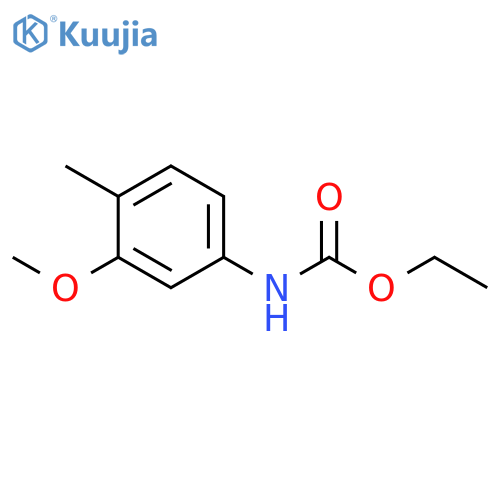 Carbamic acid, (3-methoxy-4-methylphenyl)-, ethyl ester structure