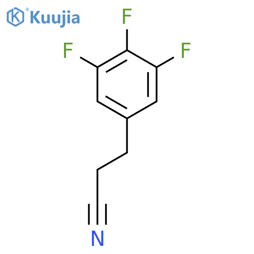 3-(3,4,5-trifluorophenyl)propanenitrile structure