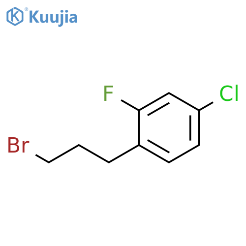 1-(3-Bromopropyl)-4-chloro-2-fluorobenzene structure