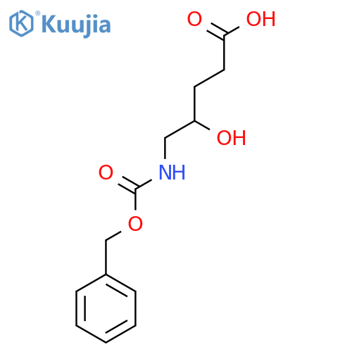4-Hydroxy-5-[[(phenylmethoxy)carbonyl]amino]pentanoic acid structure