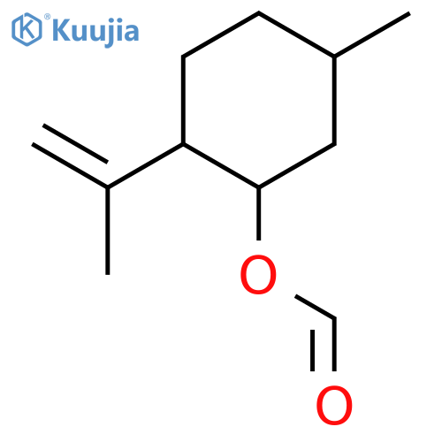 Cyclohexanol,5-methyl-2-(1-methylethenyl)-, 1-formate, (1R,2S,5R)- structure