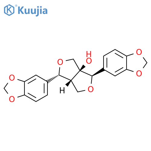 7,9':7',9-Diepoxy-8,8'-lignan-3,3',4,4',8-pentol; (7S,7'S,8S,8'R)-form, 3,4:3',4'-Bis(methylene) ether structure