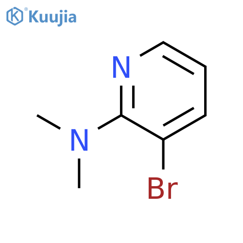 3-Bromo-N,N-dimethylpyridin-2-amine structure