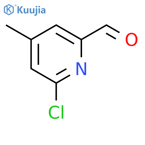 6-Chloro-4-methylpicolinaldehyde structure