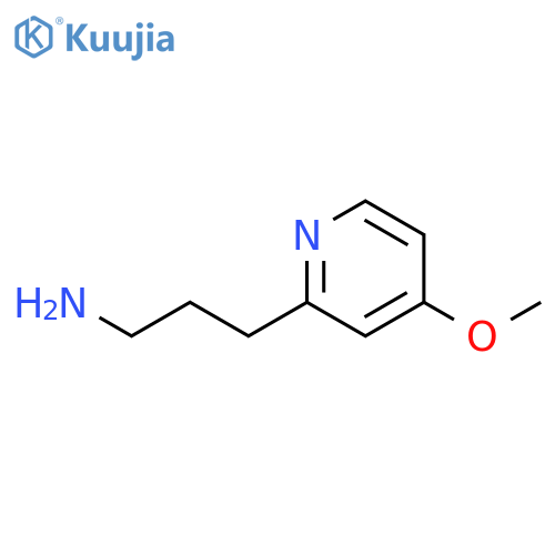 3-(4-methoxypyridin-2-yl)propan-1-amine structure