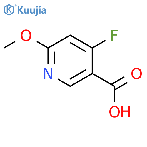 4-FLUORO-6-METHOXY-NICOTINIC ACID structure