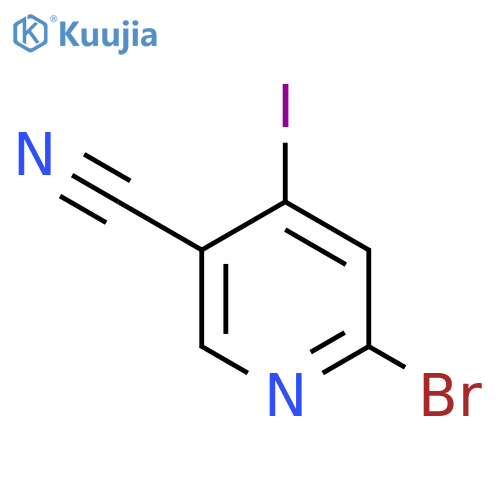 6-Bromo-4-iodonicotinonitrile structure