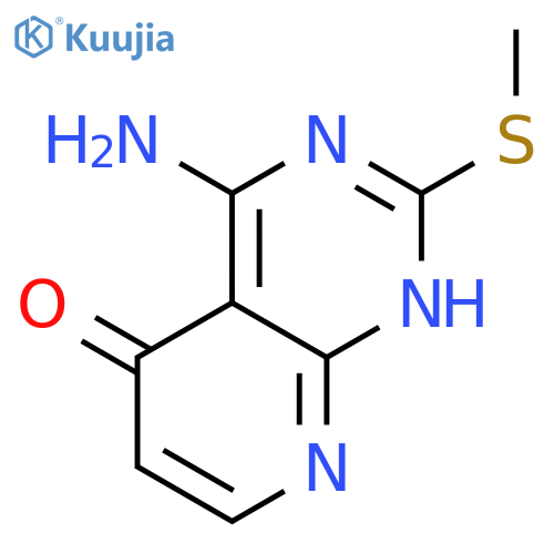 Pyrido[2,3-d]pyrimidin-5(1H)-one, 4-amino-2-(methylthio)- structure