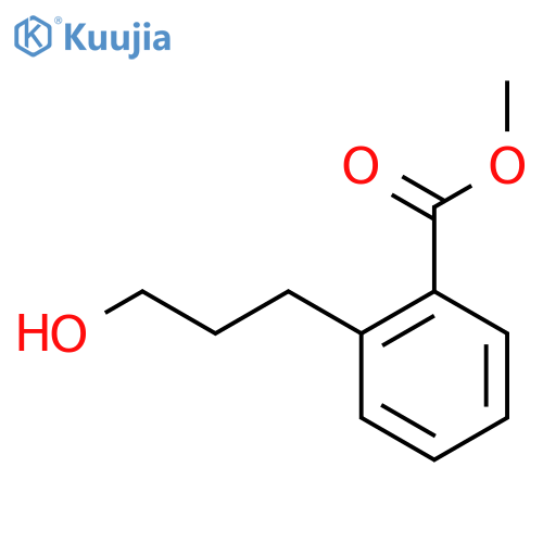 methyl 2-(3-hydroxypropyl)benzoate structure