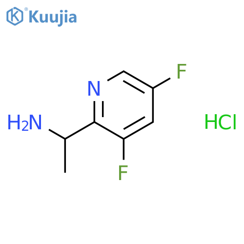 1-(3,5-Difluoropyridin-2-yl)ethanamine hydrochloride structure