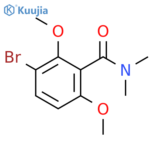 3-bromo-2,6-dimethoxy-N,N-dimethylbenzamide structure