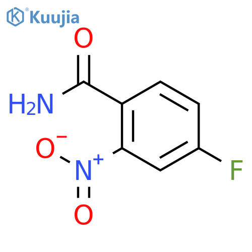 4-Fluoro-2-nitrobenzamide structure