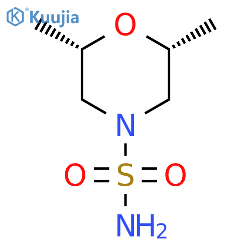(2R,6S)-2,6-Dimethylmorpholine-4-sulfonamide structure