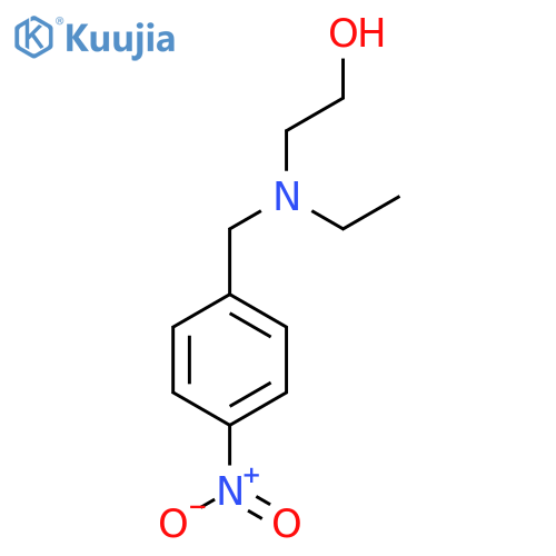2-[Ethyl-(4-nitro-benzyl)-amino]-ethanol structure