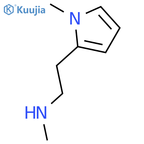 methyl2-(1-methyl-1H-pyrrol-2-yl)ethylamine structure